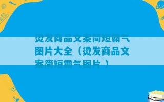 烫发商品文案简短霸气图片大全（烫发商品文案简短霸气图片 ）