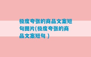 极度夸张的商品文案短句图片(极度夸张的商品文案短句 )